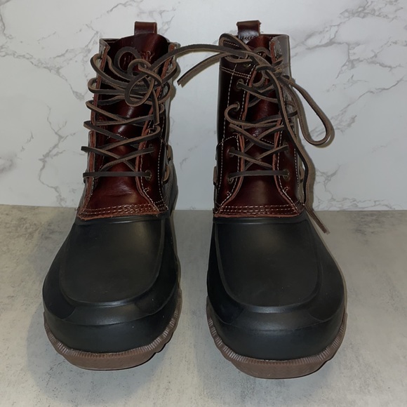 MENS Sperry Decoy Boot Amaretto/Black - Picture 3 of 8